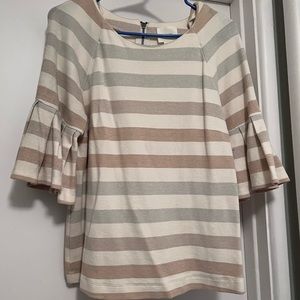 Maeve Anthropologie Striped Shirt